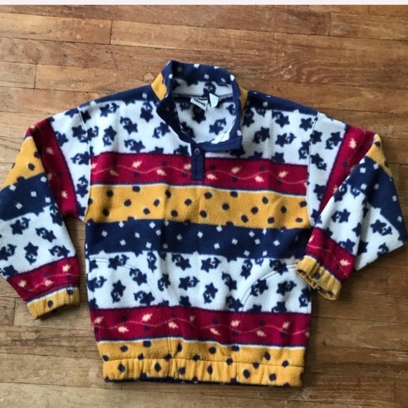 New Moves Retro Print Pullover Sweater - Picture 1 of 6